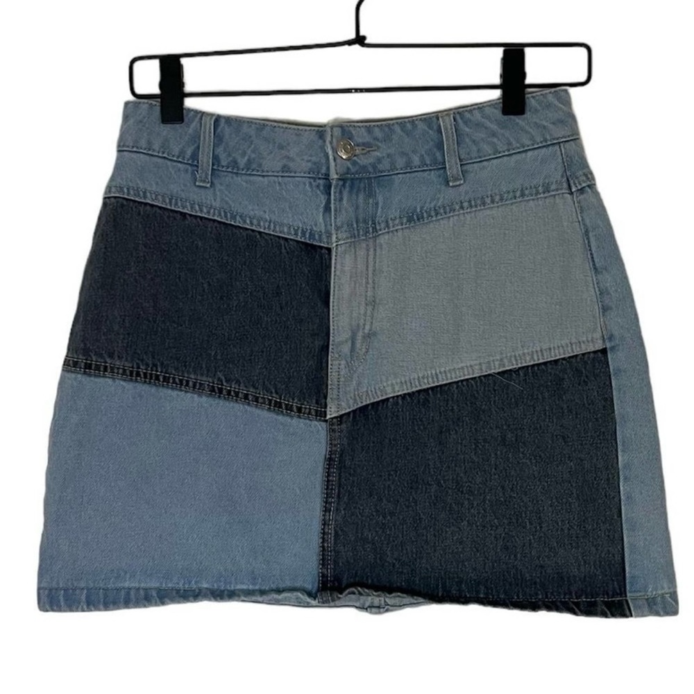 ⚡️Wild Fable EUC Denim Patchwork Jean Skirt